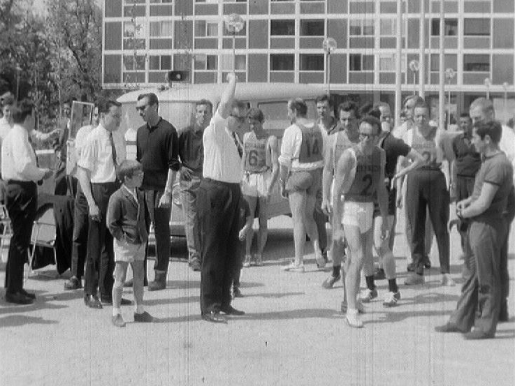 Course au Lignon à Genève en 1967. [RTS]