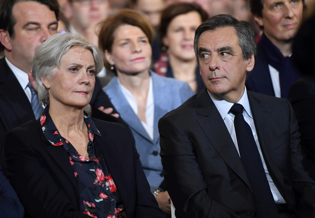 François Fillon et sa femme sont au coeur de la tourmente. [AFP - Eric Feferberg]