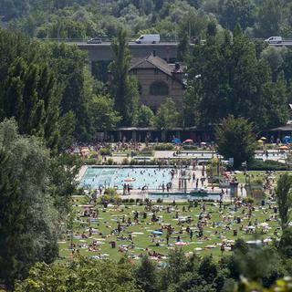 La piscine du Marzili, à Berne. [Keystone - Alessandro della Valle]