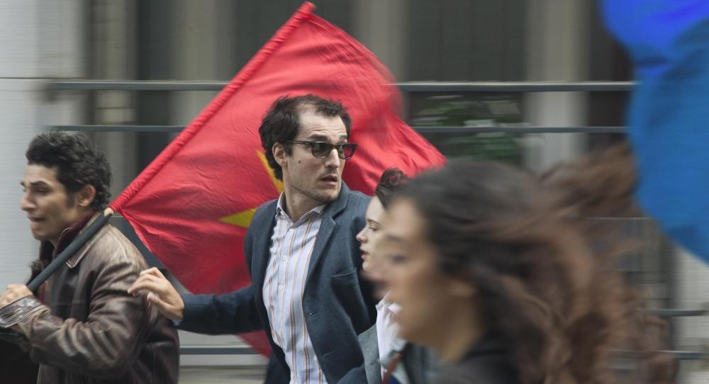 Louis Garrel interprète Jean-Louis Godard dans "Le Redoutable" de Michel Hazanavicius. [Festival de Cannes.]