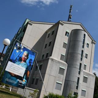 Le site de Delémont de l'Hôpital du Jura. [RTS - Gaël Klein]