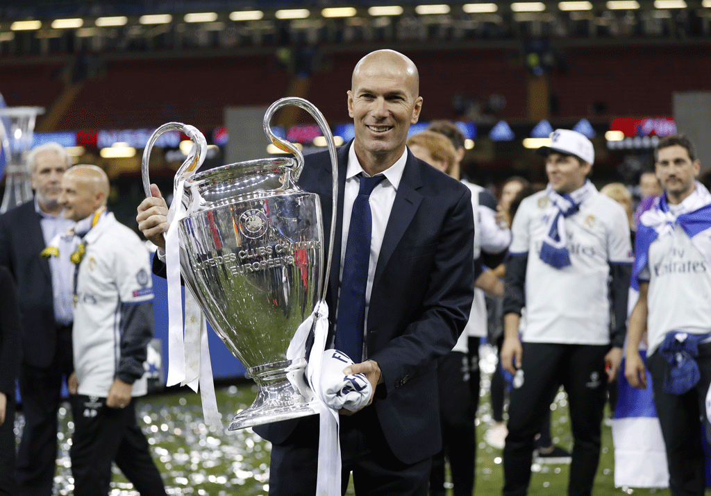 Zinédine Zidane brille comme entraîneur du Real Madrid. [Reuters - Eddie Keogh Livepic]