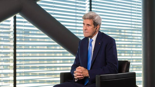 John Kerry était l'invité de la RTS. [RTS - Laurent Bleuze]