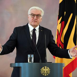 Le président allemand écarte des élections et fait pression sur les partis. [Keystone - DPA/Maurizio Gambarini]