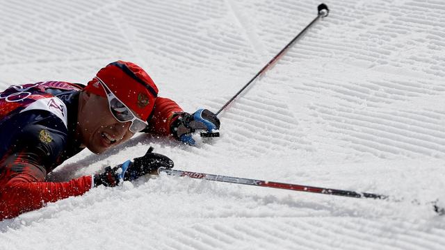 Alexander Legkov à Sotchi en 2014. [Valdrin Xhemaj]