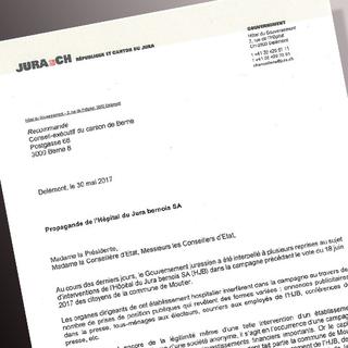Le gouvernement jurassien a écrit à son homologue bernois pour dénoncer une "propagande" de l'Hôpital du Jura bernois.