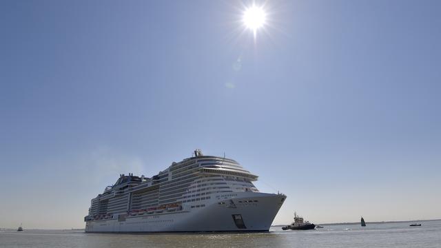 Un bateau de croisière de MSC. [AFP - Loïc Venance]