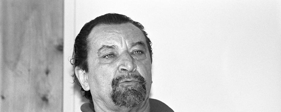 Un portrait du chorégraphe Maurice Béjart en 1989. [Keystone]