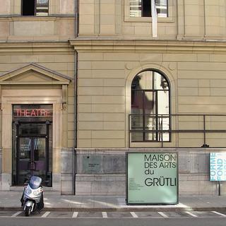 L'entrée du Théâtre du Grütli à Genève. [CC-BY-SA 3.0 - Romano1246]