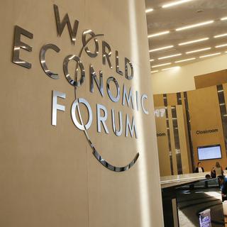 Dans les coulisses du World Economic Forum de Davos. [Keystone - Michel Euler]