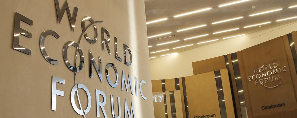 Dans les coulisses du World Economic Forum de Davos. [Keystone - Michel Euler]