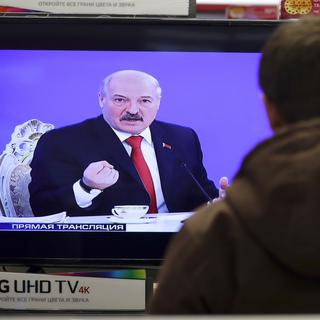 Le président de la Biélorussie Alexander Lukashenko. [Keystone - SERGEI GRITS]