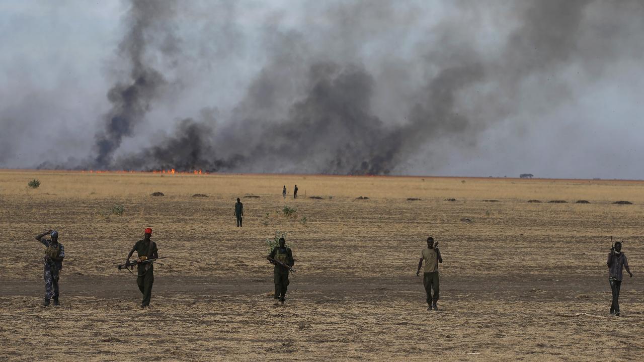 Combattants rebelles sud-soudanais. [Reuters - Goran Tomasevic]