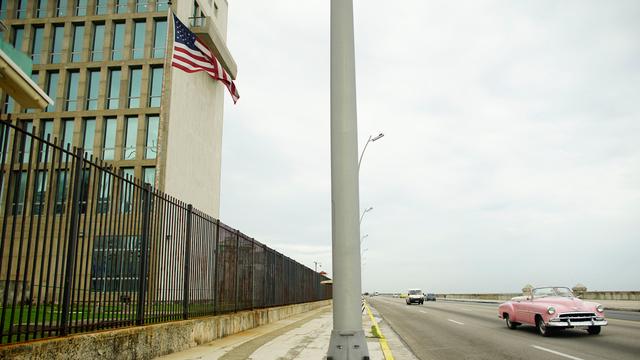 L'ambassade américaine à La Havane, Cuba, le 19 juin 2017. [Reuters - Alexandre Meneghini]