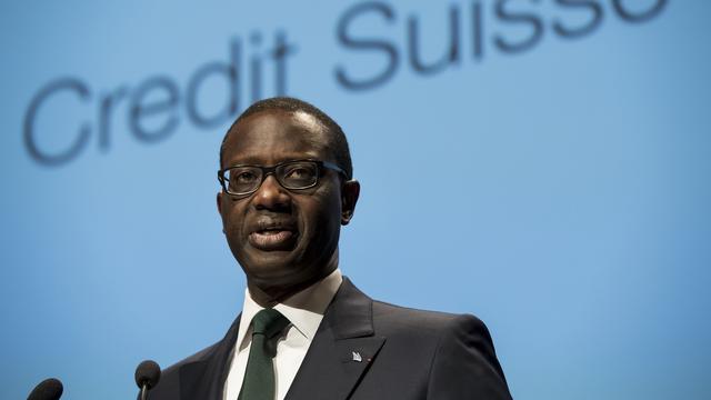 Tidjane Thiam, CEO de Credit Suisse. [Keystone - Jean-Christophe Bott]