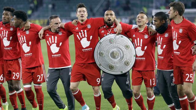 Le Bayern remporte son 5e titre de suite. [Michael Sohn]