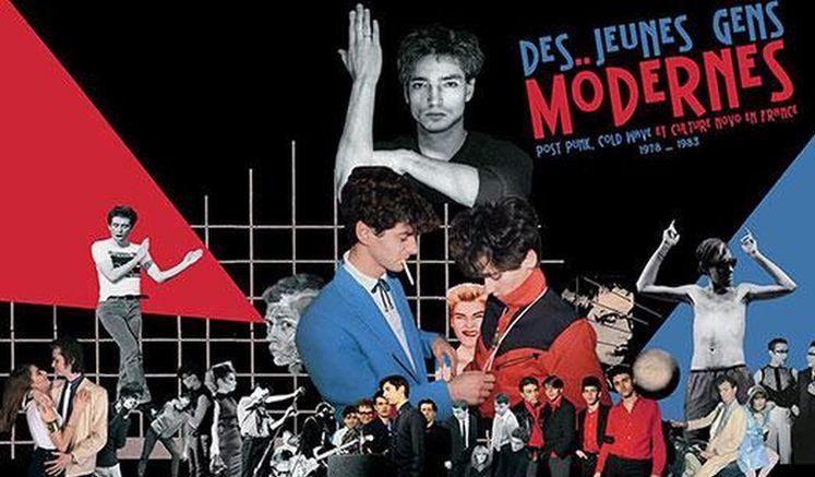 Pochette de la compilation "Des jeunes gens modernes" publiée en 2008, qui revient sur la scène musicale française de l’après-punk (1978-83). [Born Bad Records]