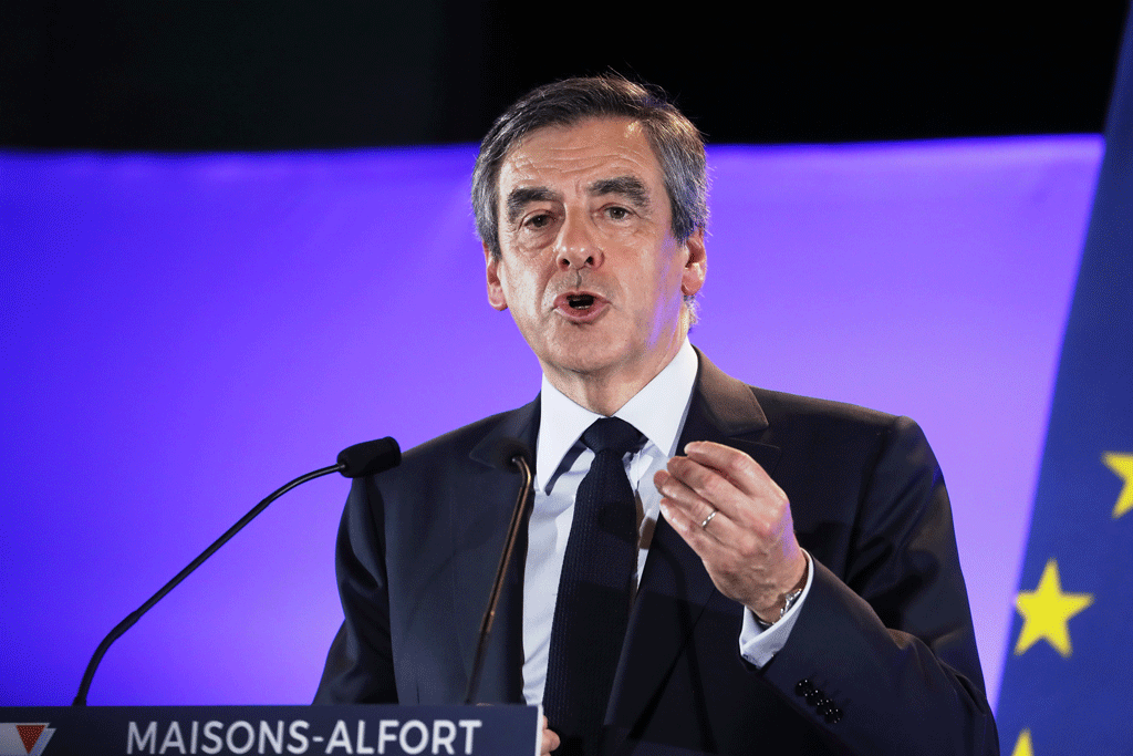 Le Parquet national financier français a ouvert une information judiciaire visant François Fillon. [AFP - Patrick Kovarik]