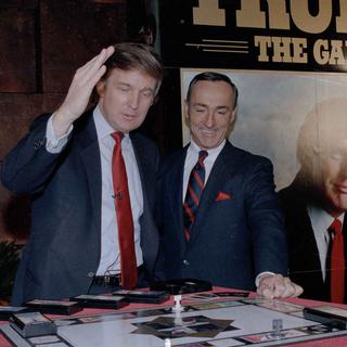 Le jeu de société à la gloire de Donald Trump lancé en 1989: un bide cuisant. [AP/Kestone - Mario Suriani]