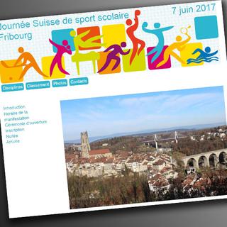 Capture du site internet de la Journée suisse de sport scolaire. [www.schulsporttag.ch]