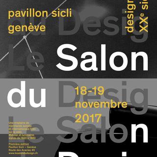 Affiche du Salon du Design à Genève. [lesalondudesign.ch]
