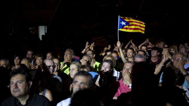 La campagne pour le référendum catalan a été lancée officiellement jeudi. [AP/Keystone - Emilio Morenatti]