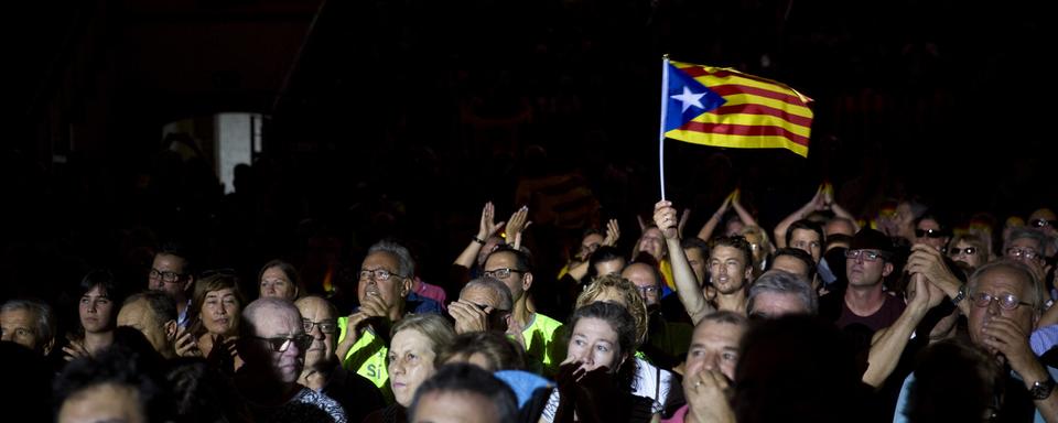 La campagne pour le référendum catalan a été lancée officiellement jeudi. [AP/Keystone - Emilio Morenatti]