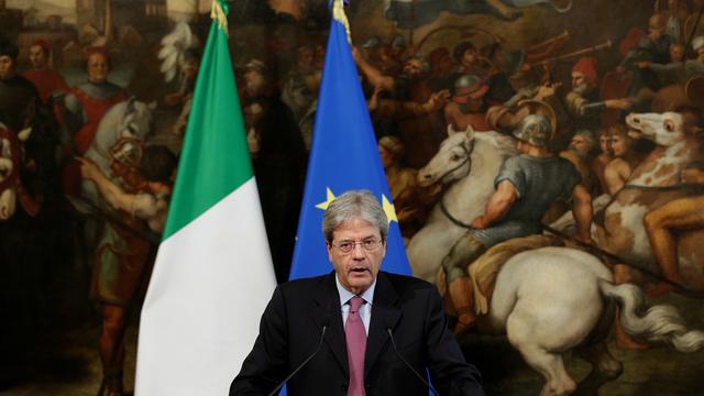 Le Premier ministre italien Paolo Gentiloni, photographié le 27 juillet 2017. [Reuters - Max Rossi]