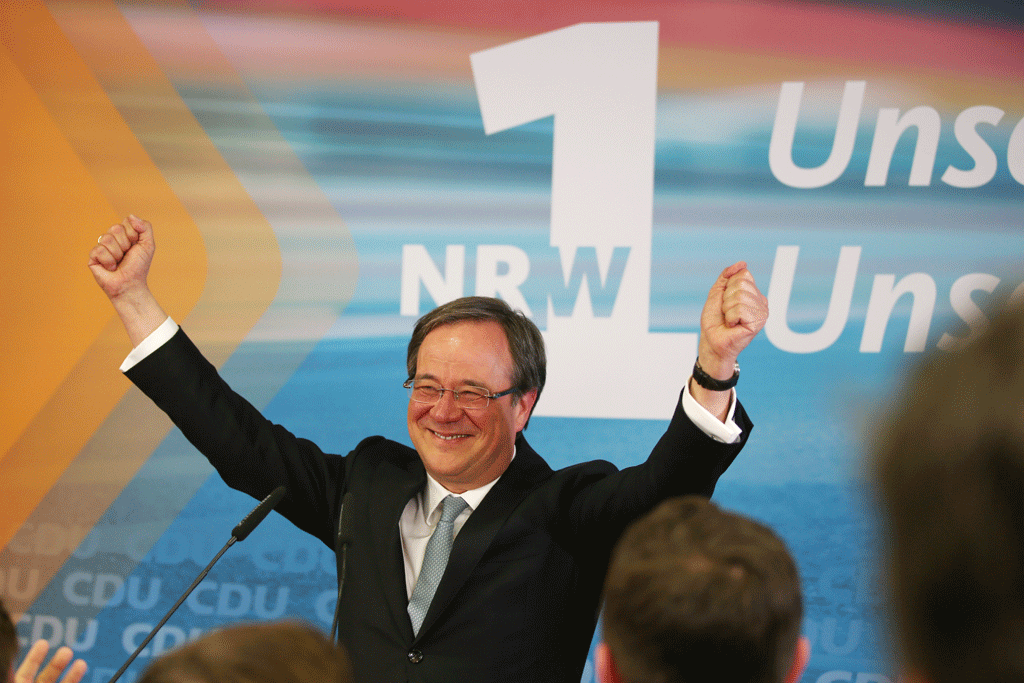 Armin Laschet (CDU) a été élu en Rhénanie-du-Nord-Westphalie. [AFP - Oliver Berg]