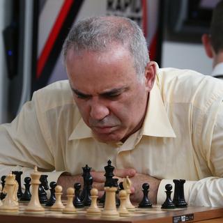 Garry Kasparov s'est remis aux échecs. [AFP - Bill Greenblatt]