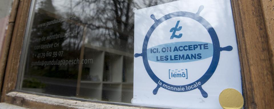 Le Léman "physique" est déjà accepté par plus de 450 entreprises locales. Il est désormais disponible sous forme électronique. [Keystone - Martial Trezzini]