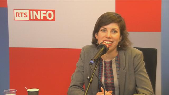 La conseillère nationale verte genevoise Lisa Mazzone, invitée du Journal du Matin de la RTS. [RTS]