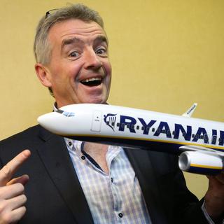 Michael O'Leary, patron de la compagnie aérienne Ryanair. [Keystone - Julien Warnand]