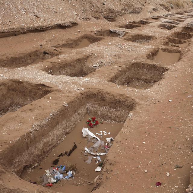 Un cimetière clandestin au Mexique. [AP/Keystone - Rodrigo Abd]