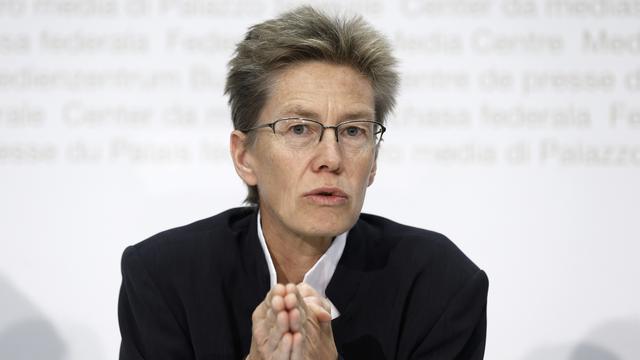 Astrid Epiney, directrice du Conseil suisse de la science et de l'innovation (CSSI). [Keystone - Peter Klaunzer]