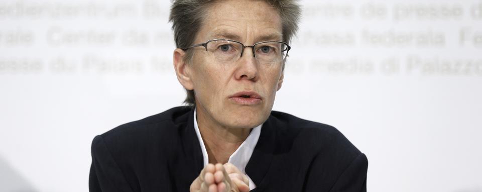 Astrid Epiney, directrice du Conseil suisse de la science et de l'innovation (CSSI). [Keystone - Peter Klaunzer]