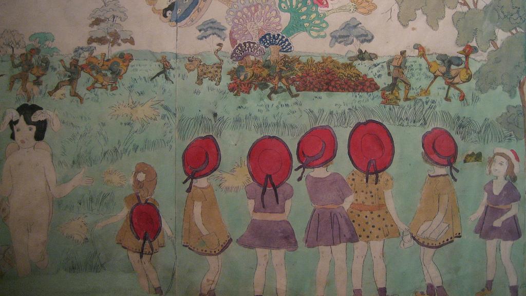 La Collection de l’Art Brut, les "Vivian Girls" d'Henry Darger. [Flickr]