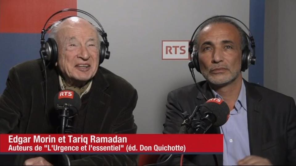 Edgar Morin et Tariq Ramadan.