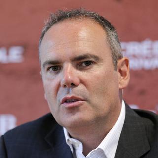 Jean-François Collet, directeur du tournoi ATP de Gstaad. [Keystone - Peter Klaunzer]
