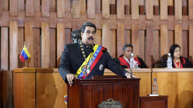 Nicolas Maduro a ajouté que cet accord démontre "les possibilités de dialogue qui peuvent être activées dans le cadre de notre Constitution". [Reuters]