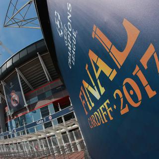 Le Millennium Stadium de Cardiff accueille la finale de la Ligue des Champions 2016-17 entre la Juventus de Turin et le Real Madrid.
Anton Denisov/Sputnik
AFP [AFP - Anton Denisov/Sputnik]