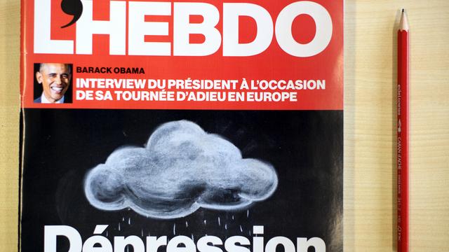 Un exemplaire du magazine L'Hebdo. [keystone - Laurent Gillieron]
