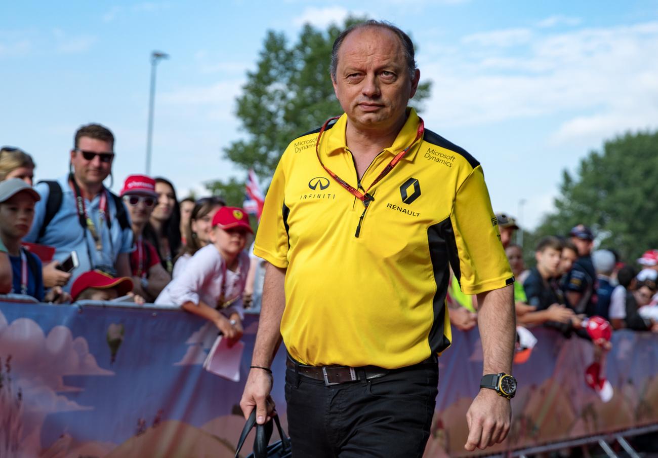 Frédéric Vasseur avait occupé le poste de directeur de la compétition chez Renault en 2016. [Keystone - Johann Groder]