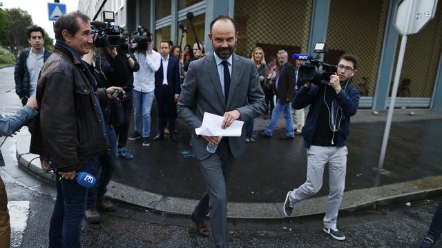 Edouard Philippe au Havre, le 11 mai 2017. [CHARLY TRIBALLEAU / AFP]