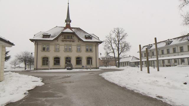 L'Hôpital psychiatrique de Marsens, dans le canton de Fribourg. [RTS - Pascal Sciboz]