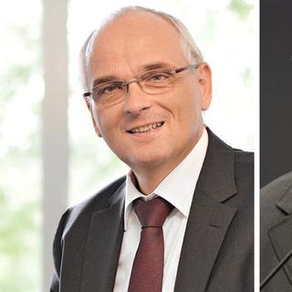 Pierre Alain Schnegg et Pierre Yves Maillard.
