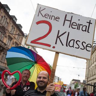 Mariage gay Allemagne. [DPA/AFP - Marijan Murat]