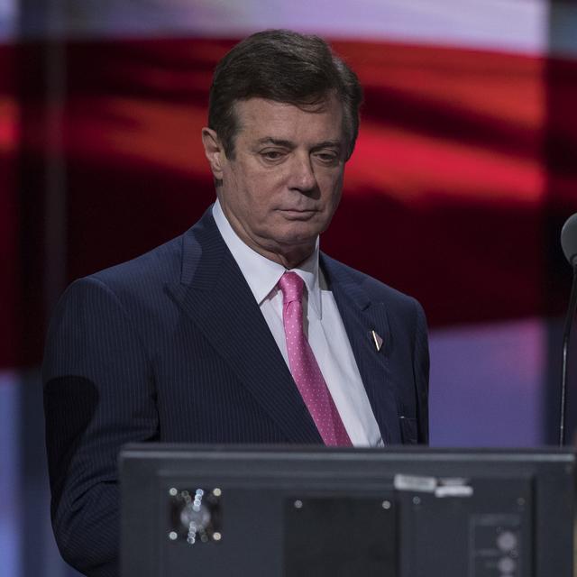 L'ex-directeur de campagne de Donald Trump, Paul Manafort, ici en 2016. [AP Photo/Keystone - Evan Vucci]