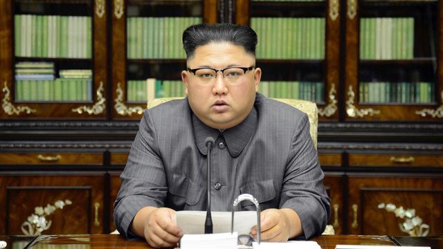 Kim Jong-Un a traité le président américain de "mentalement déséquilibré". [Keystone - Korean Central News Agency]