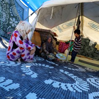 Les familles ayant adhéré au projet de L'EI ont aussi rejoint le camp d'Ain Issa (image d'illustration). [AFP - Delil Souleiman]